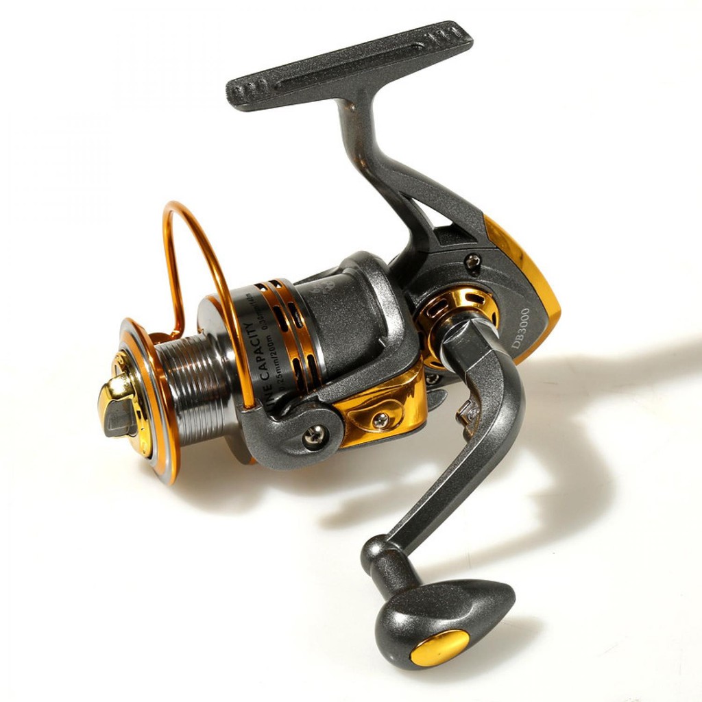 Debao Gulungan Pancing DB3000A SF 02 Metal Fishing Spinning Reel 10 Ball Bearing Aman Berkualitas