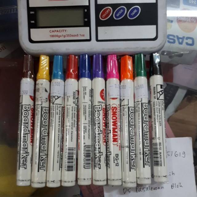 

Spidol white board snowman