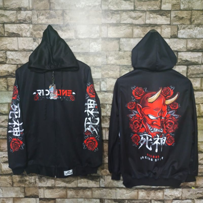 Jaket Hoodie "Sunmori Rideline"  Printing/Sublime Terbaru