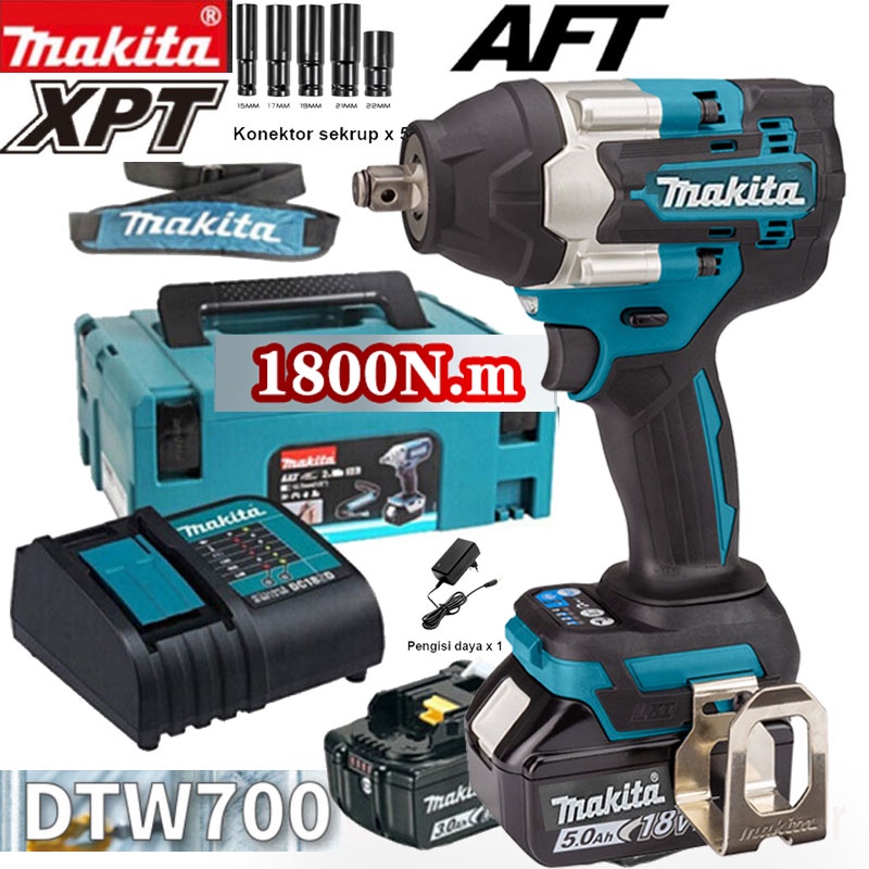KAMOLEE COD DTW 285/700 ELECTRIC BRUSHLESS WRENCH, KUNCI TORSI TINGGI 520N.M/1800N.M, BERBAGAI