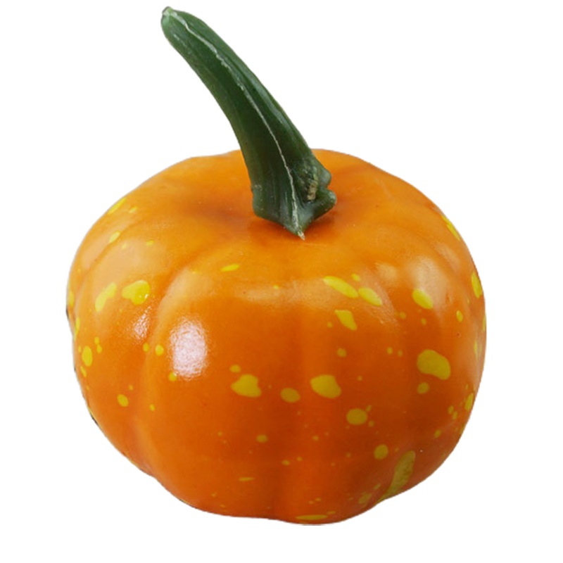 16pcs Labu Mini Buatan Untuk Halloween Thanksgiving