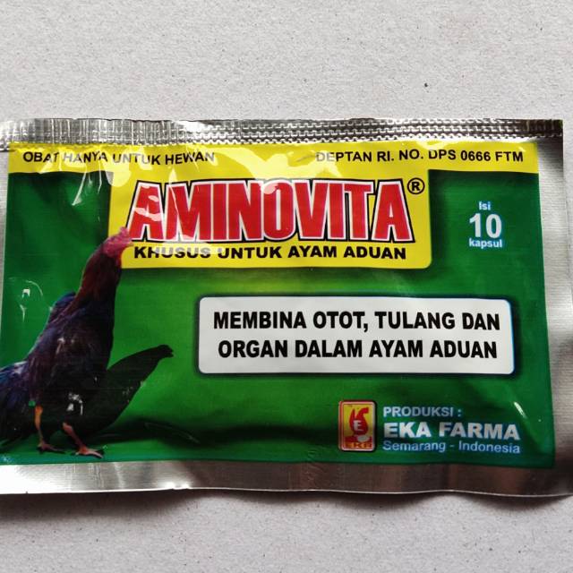 Aminovita vitamin ayam membina otot tulang dan organ dalam ayam