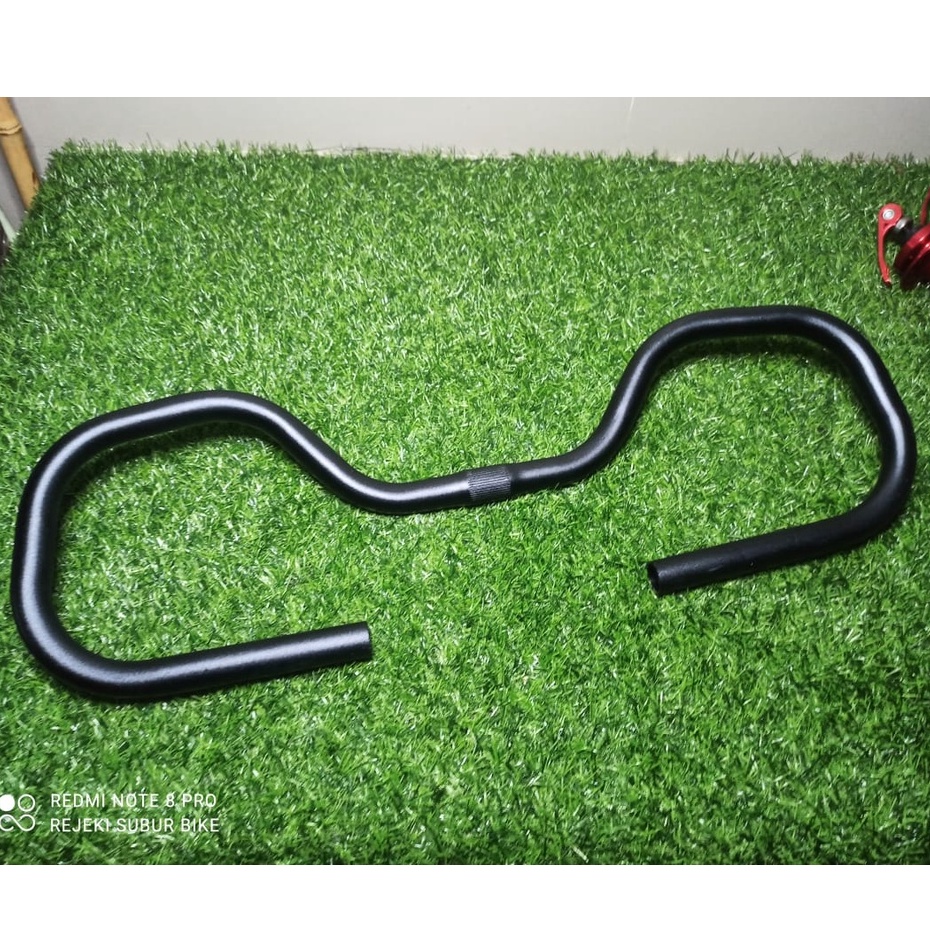 stang handlebar kupu BUTTERFLY alloy touring sepeda federal lipat 25.4 standart allumunium