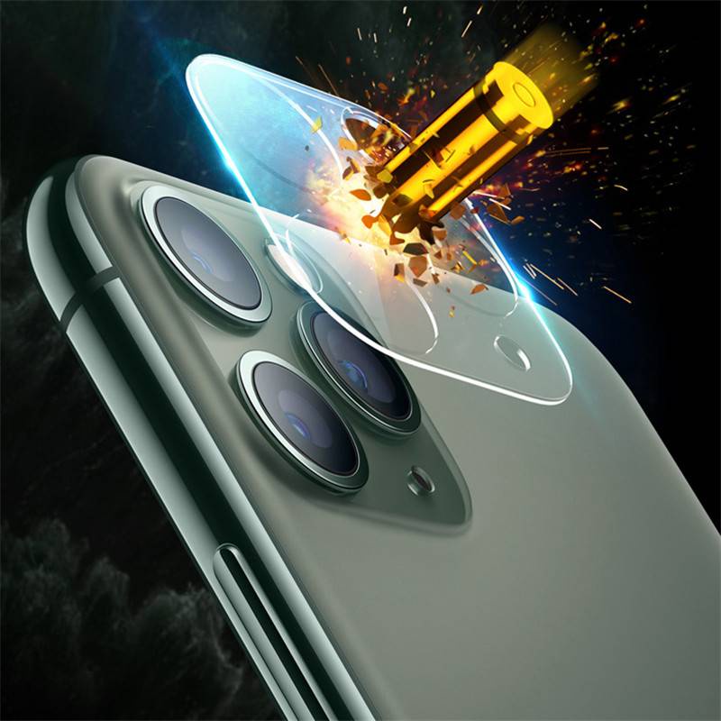 1pc Pelindung Lensa Kamera Tempered Glass Untuk Iphone 13 Pro Max Mini