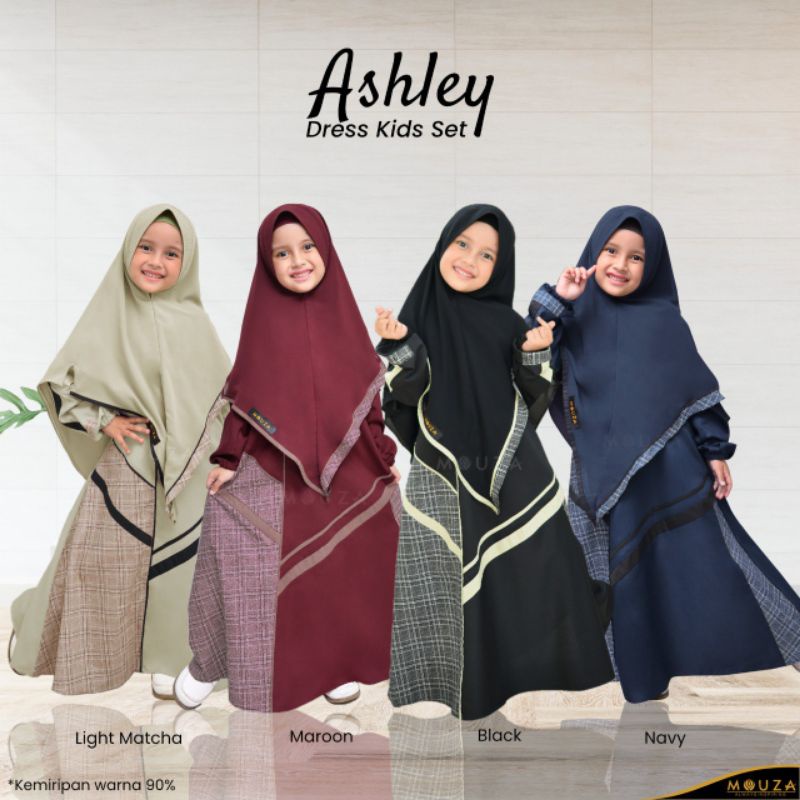 GAMIS ANAK ASHLEY DRESS KIDS BY MOUZA