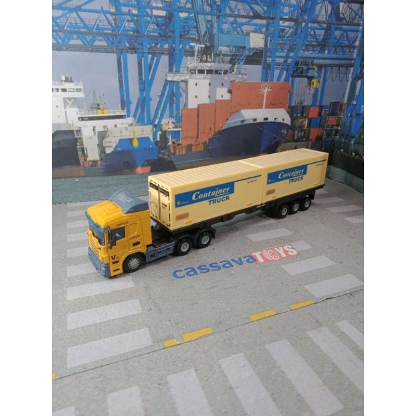 Diecast truck Container 20 feet skala 43