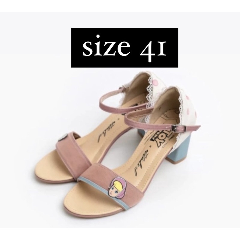 Ittaherl x Toy Story My Bo 60mm Blockheels Blush size 41