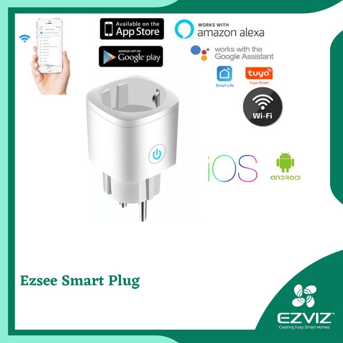 Ezsee Smart Home Smart Plug Wifi Timer - Stop Kontak WIFI