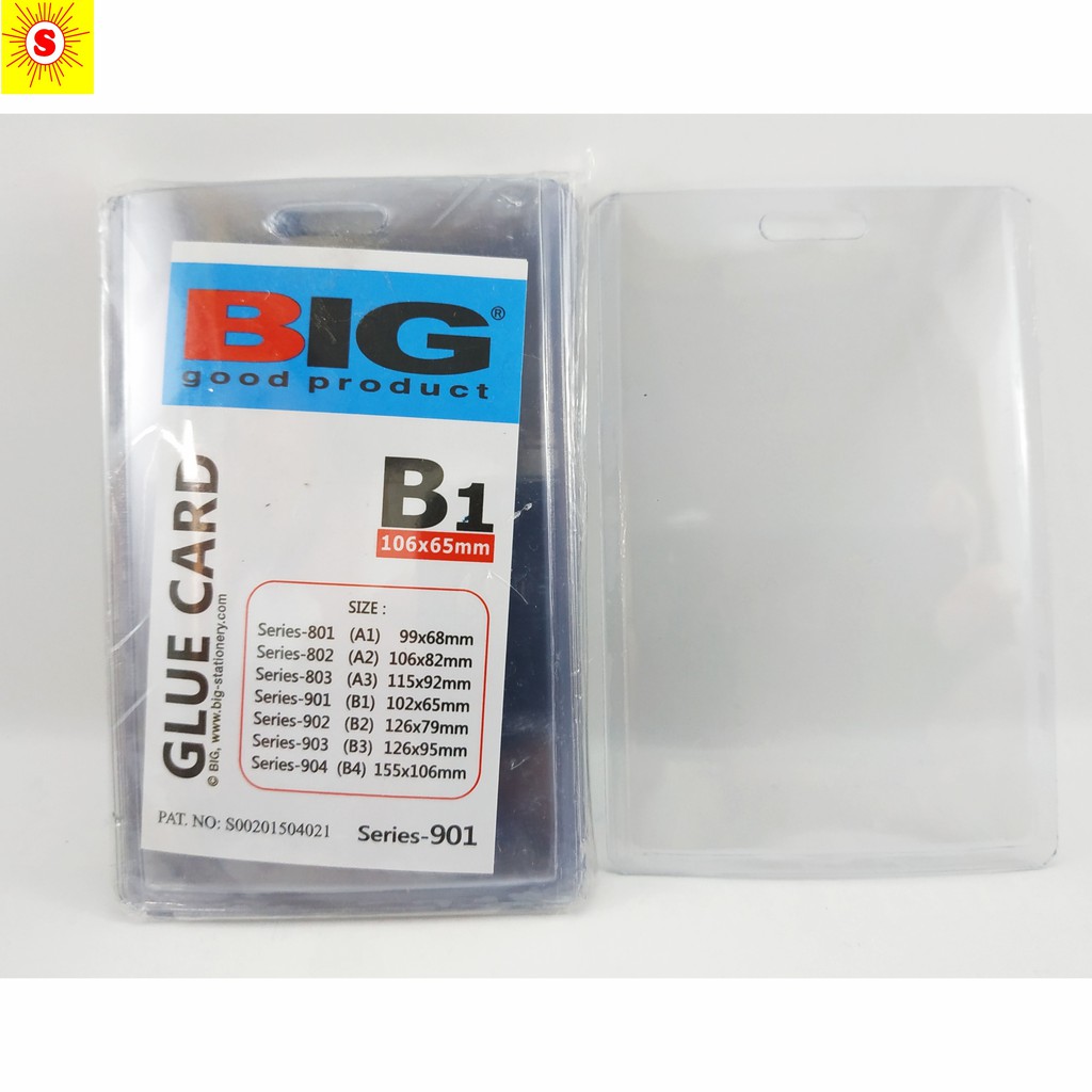 

ID Card Mika Big B1 102mm x 65mm (Name Tag / Glue Card / Card Holder)