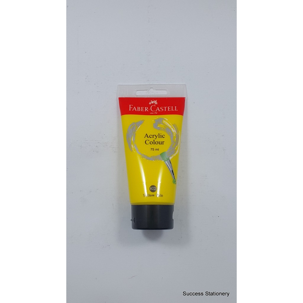 

FABER ACRYLIC 75 ML YELLOW PALE 022
