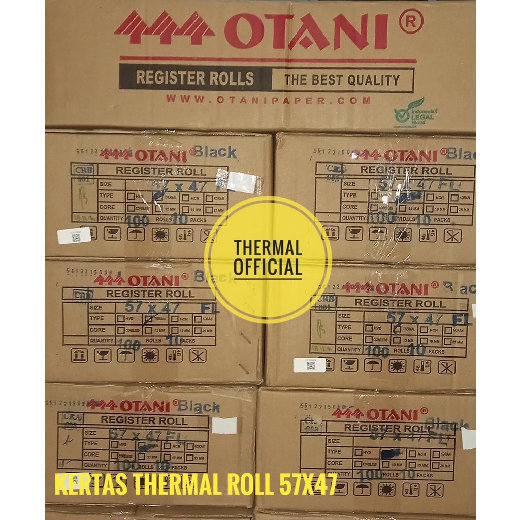 

Kertas Thermal Roll ukuran 57 x 47 - per dus