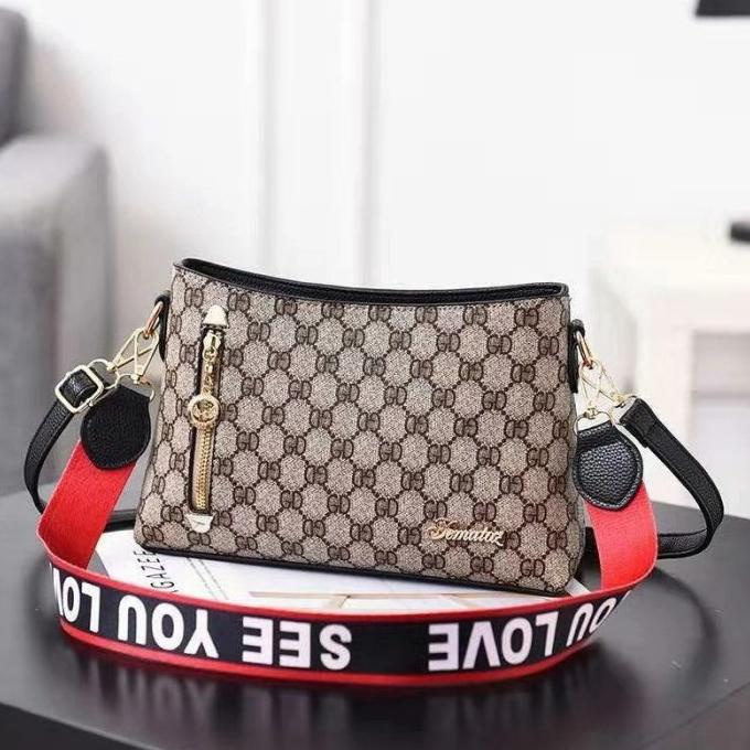 Harga Gudang Tas Selempang Modis Wanita Cantik Kerja Branded Batam Import Q2584