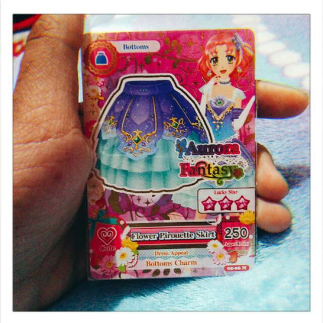 Kartu Aikatsu ASLI Flower Pirouette Skirt