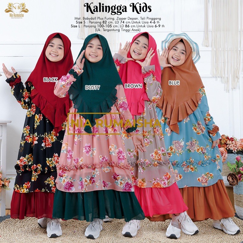 Kalingga Kids by Nia Rumaisha // gamis anak.