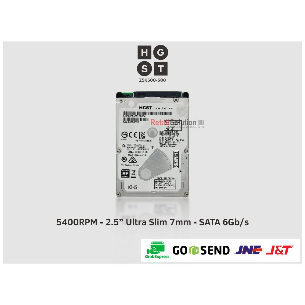 Hitachi 500GB 5400RPM Z Terbaik
