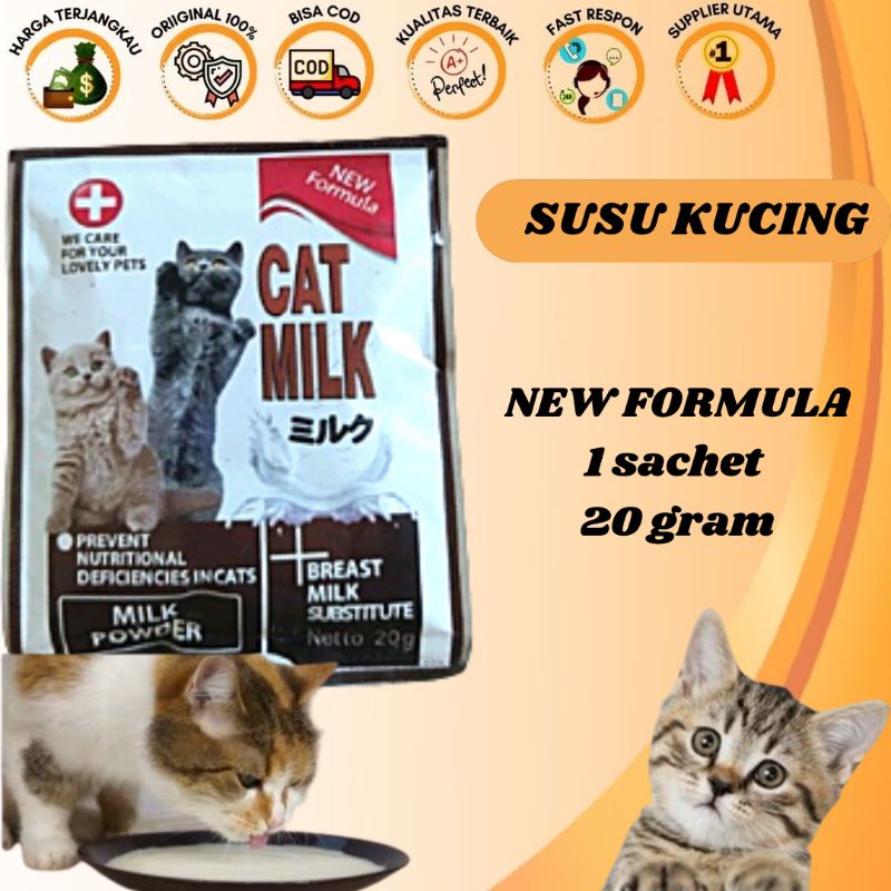 SUSU KUCING SUSU KITTEN ANAK KUCING CAT MILK 20GRAM