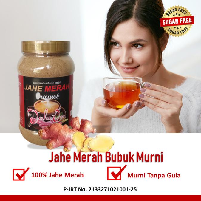 

Jahe Merah Bubuk Murni JaheQu - Tanpa Gula Tanpa Pengawet