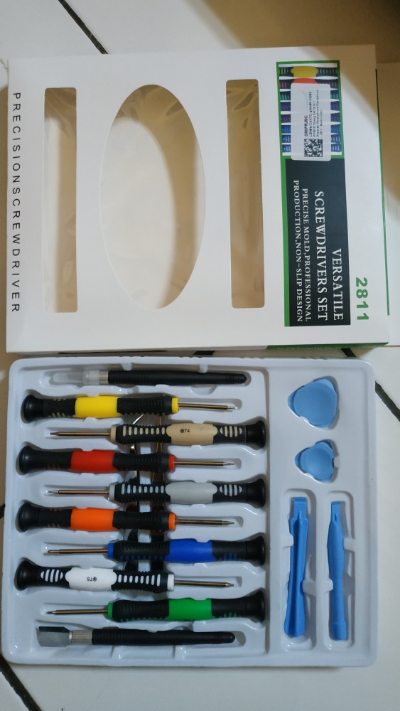 Power Obeng Set 16 In 1 Reparasi Smartphone Handphone - Obeng Reparasi Hp - Obeng