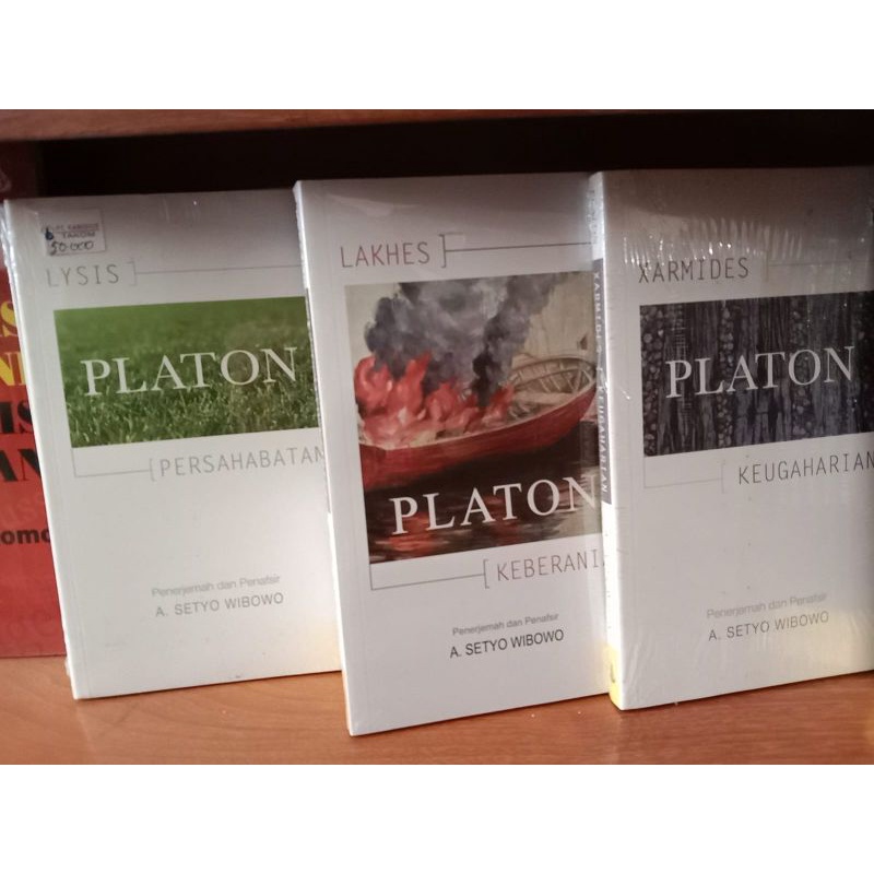 PAKETAN BUKU PLATON XARMIDES , LAKHES , LYSIS