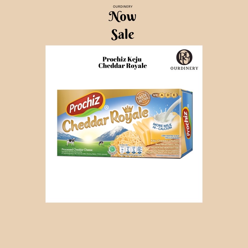 

Keju Prochiz Cheddar Royale 160g