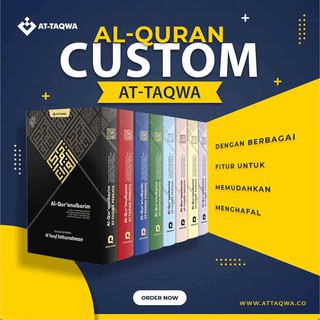 AlQuran Attaqwa Exclusive A5 Hapalan dan Terjemahan Perkata Bisa Cetak Nama Pemesan  Banjir Bonus