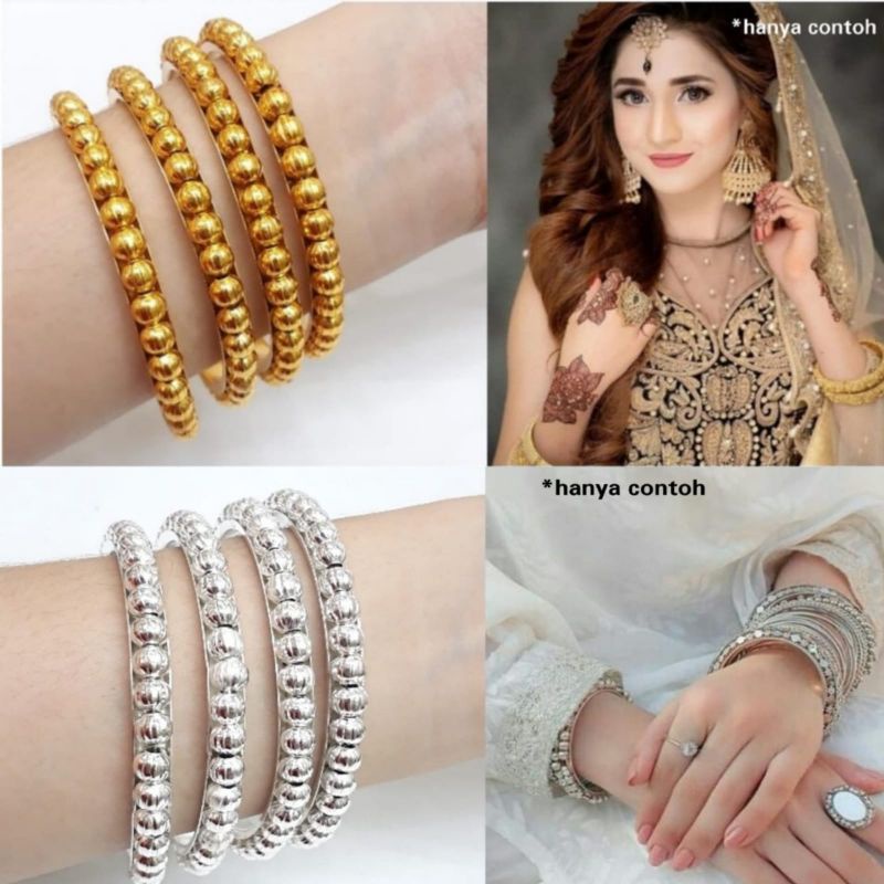 GELANG INDIA/GELANG MOTIF INDIA/GELANG SET ALA ALA INDIA/GELANG BINGGEL INDIA