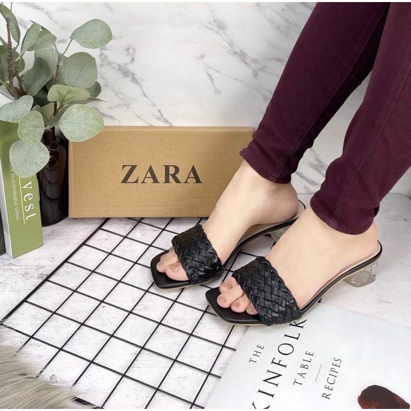 Heels 92627 sepatu sendal wanita import realpict
