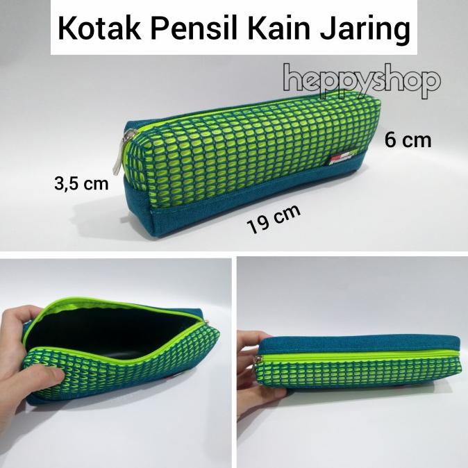 

Kotak Pensil Kain Jaring heppys44 Ayo Beli
