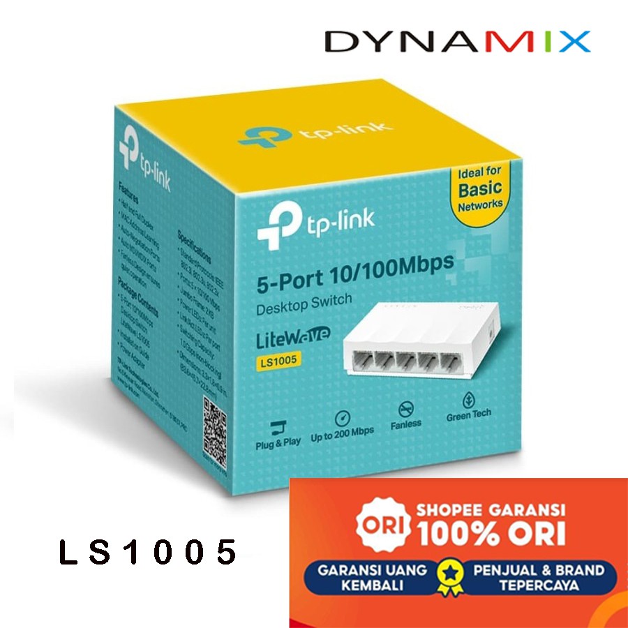 TP-Link LS1005 Switch 5 port 10/100 | TPLink GARANSI RESMI