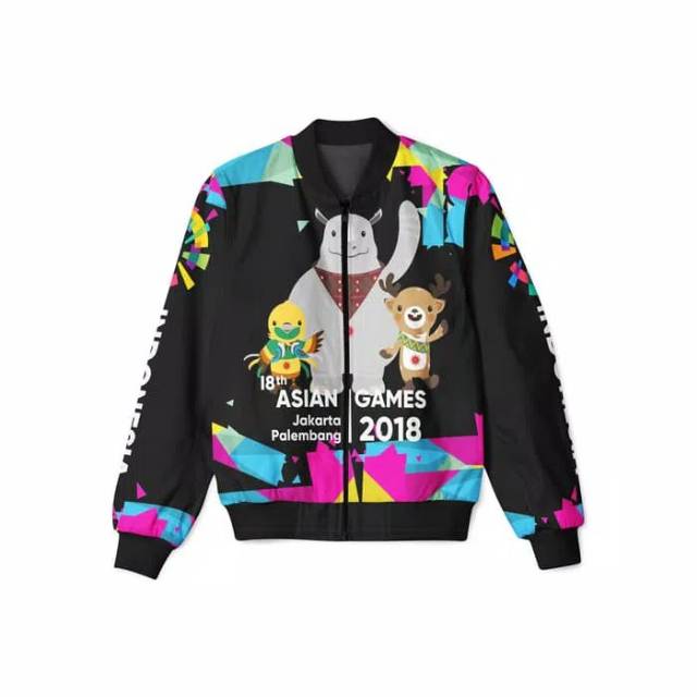 Jaket Fullprint Cowo Cewe Asian Games 2018