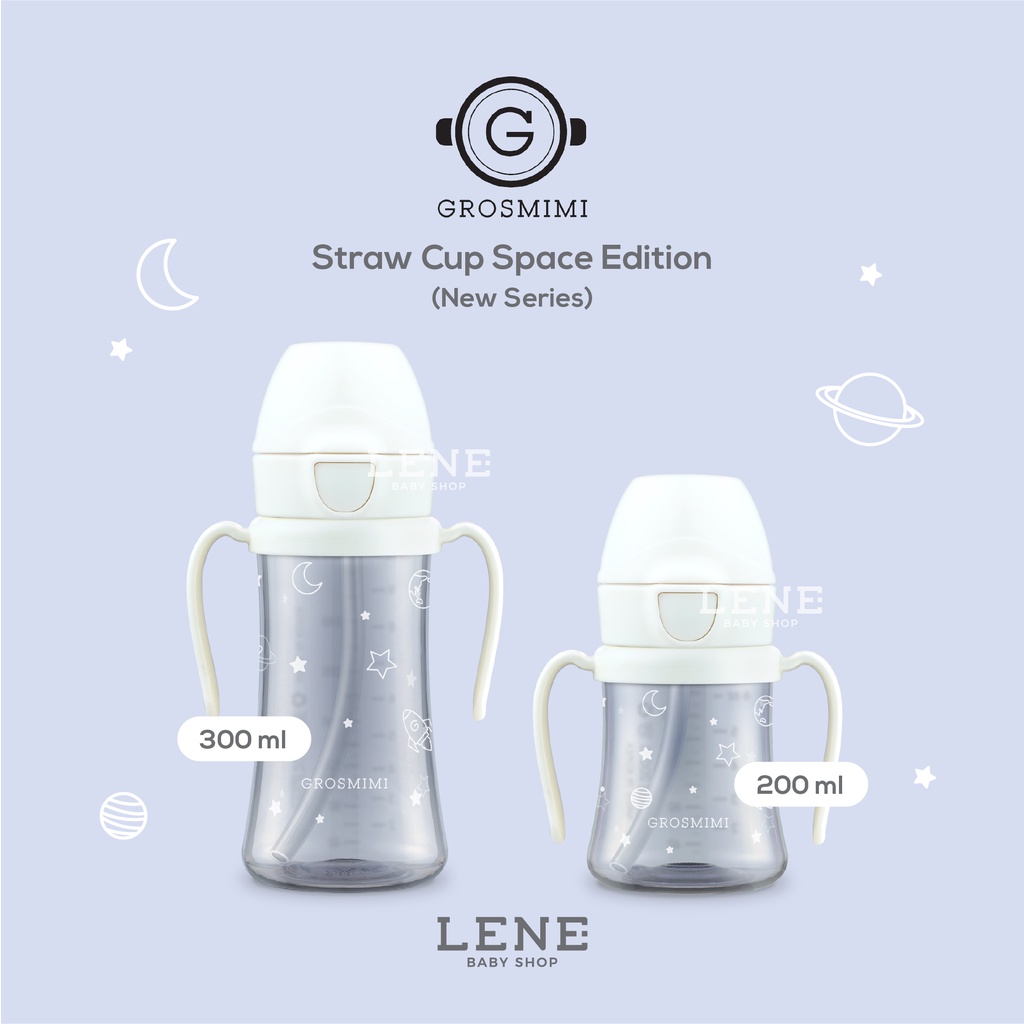 Grosmimi Straw Cup Space Edition 200ml &amp; 300ml