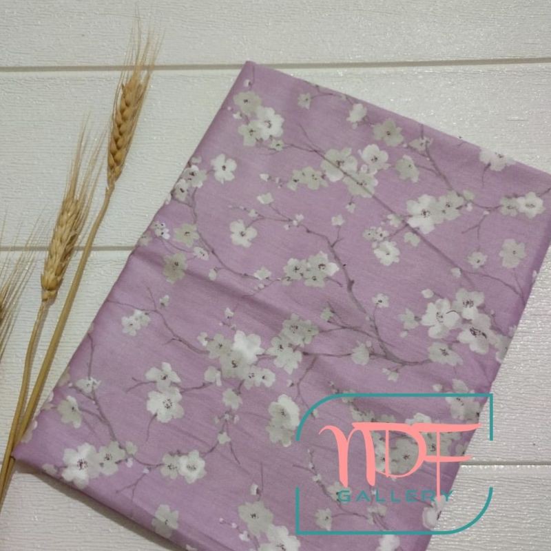 Kain Perca Katun Jepang - Sakura Pink - size 50x50 cm