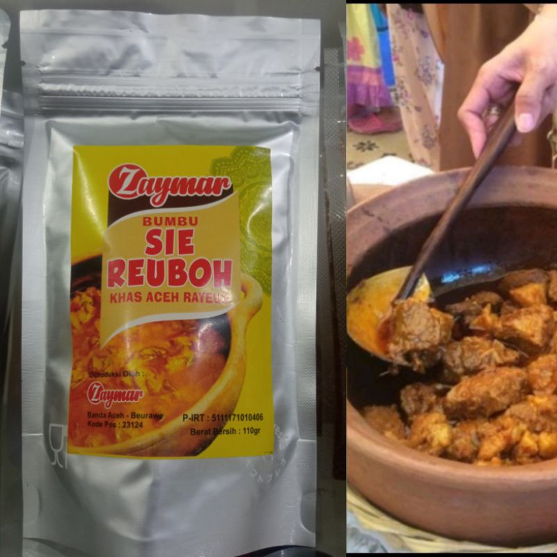 

ZAYMAR Bumbu Kering Sie Reuboh + Cuka Montasik untuk 1 kg Daging