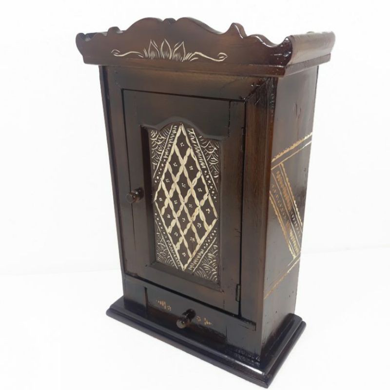 Box Kotak P3K Cukit Pahat Kayu Jati