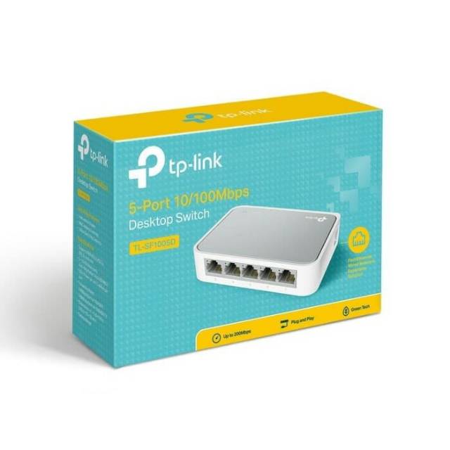 TP-Link LS1005 TPLink 5 Port 10/100Mbps Desktop Switch Hub - LS1005