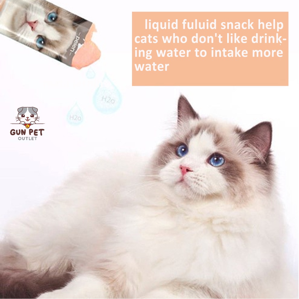 Snack Hewan Peliharaan Cat Strip 15g/Strip Kucing Kecil Dan Kucing Besar Snack Pengemukan Kucing Pelengkapa Hewan Peliharaan PEIEN