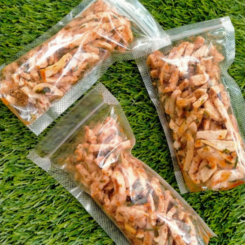 Basreng stick terlaris bumbu bujot daun jeruk 60 - 70-100gram LaelShop-Barbeque