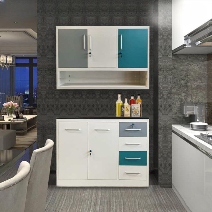 Lemari Dapur Besi 3 Pintu Set |Medan