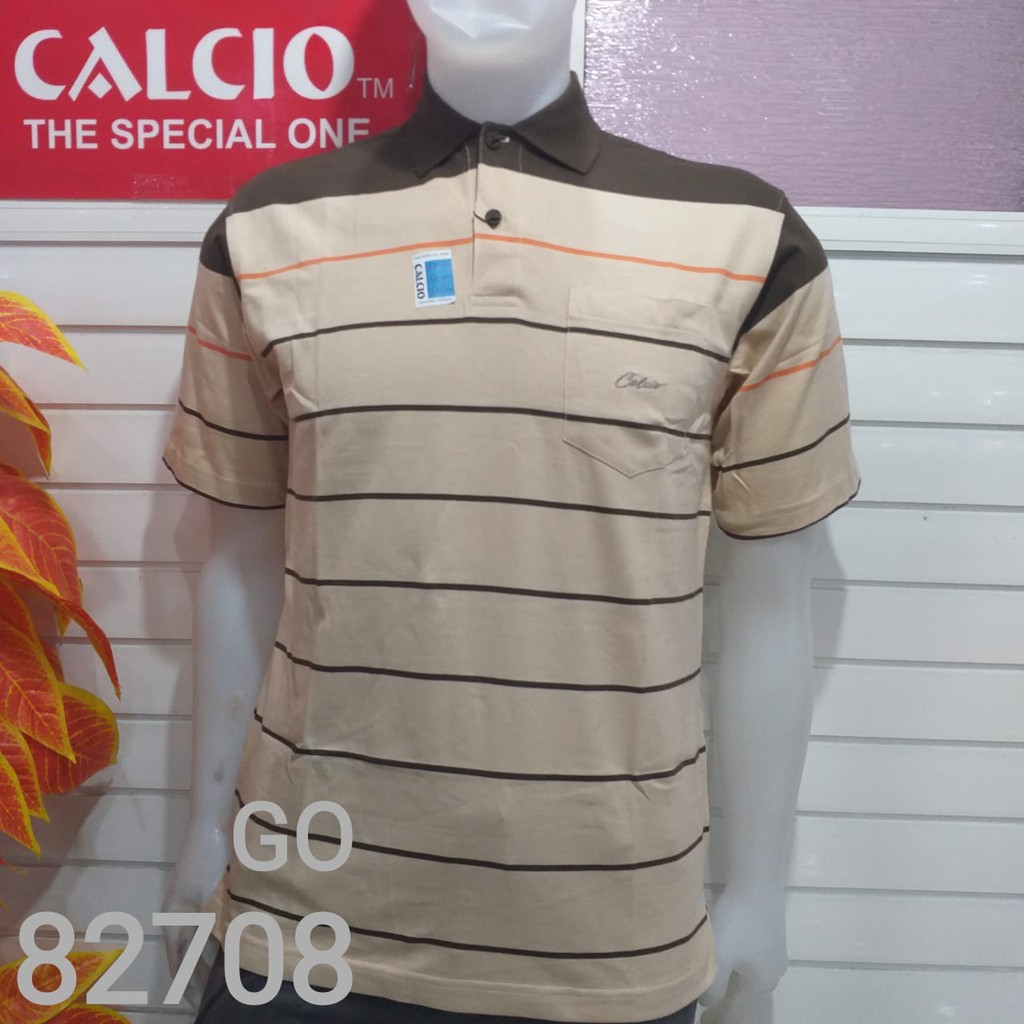 gof CALCIO 100% Original POLO SHIRT PRIA CASUAL Baju Atasan Pria Branded - POLO3