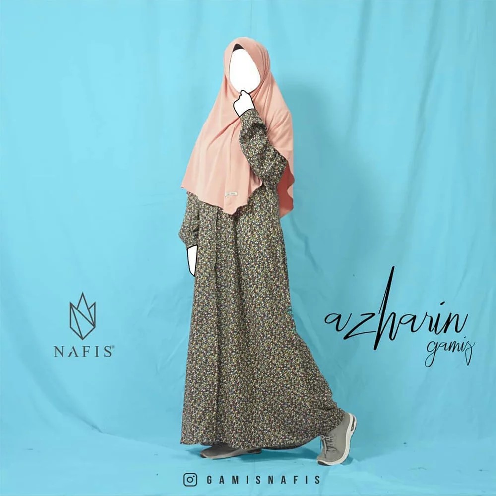 Murah Baju Gamis Azharine By Gamis Nafis Bk Shopee Indonesia