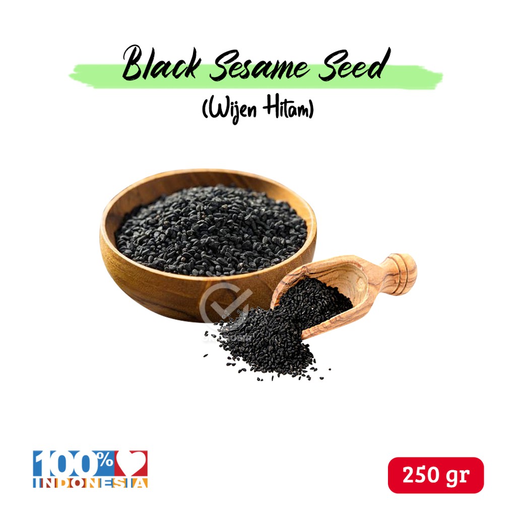 

Wijen Hitam / Black Sesame Seed Organik (250 gr)