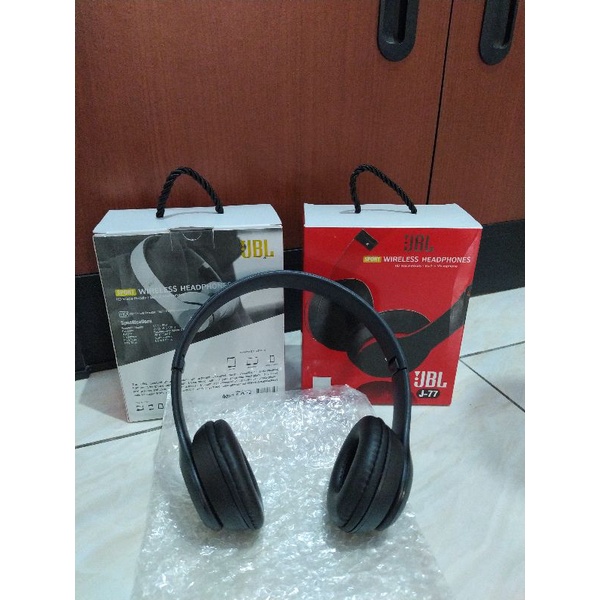 HEADPHONE HEADSET BANDO JBL J77 BLUETOOTH WIRELESS - HANDSFREE EARPHONE HF BANDO JBL J77 WIRELESS BT