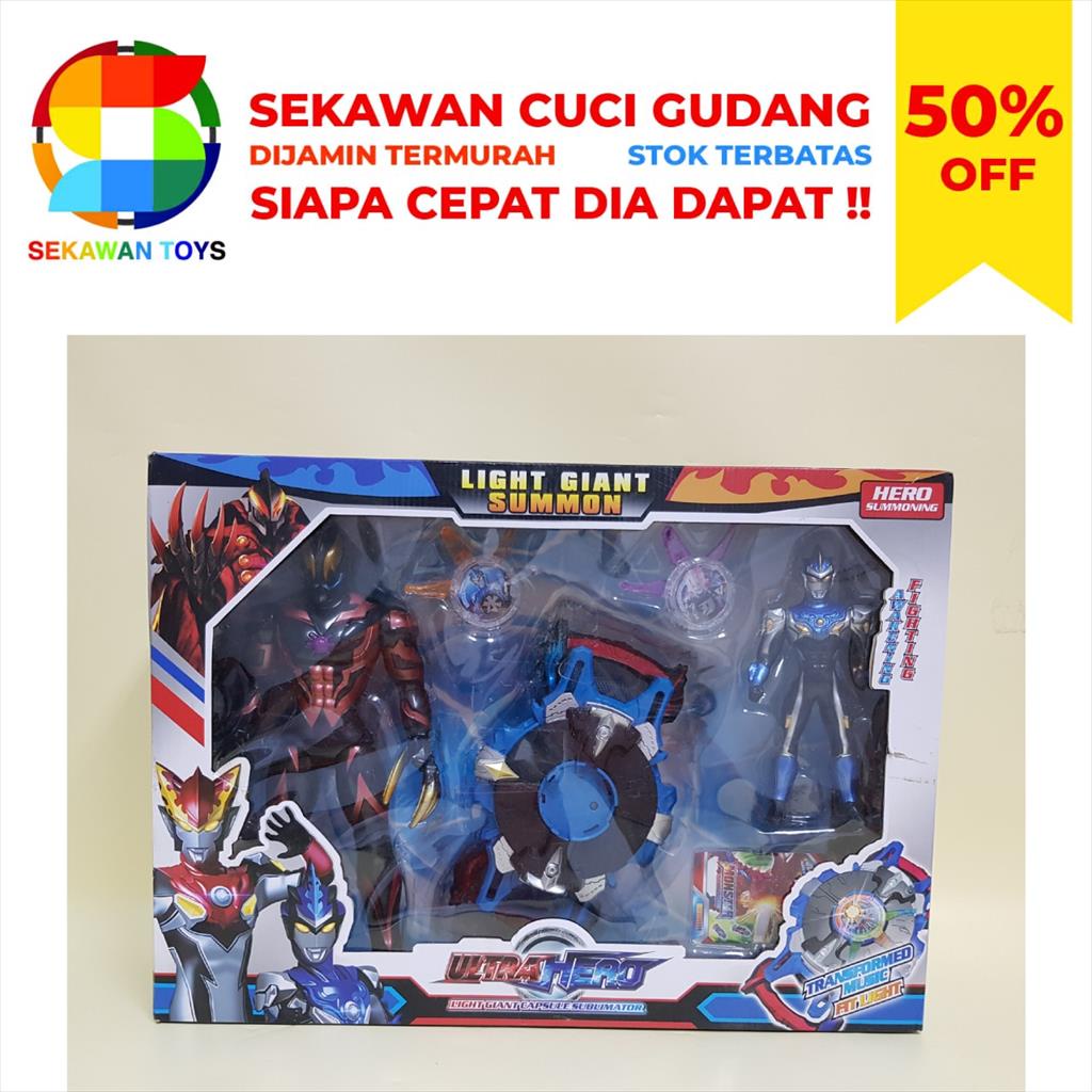 Mainan Robot Ultra Hero/ 2 Robot Dan 3SNJT SEKAWAN SALE 17