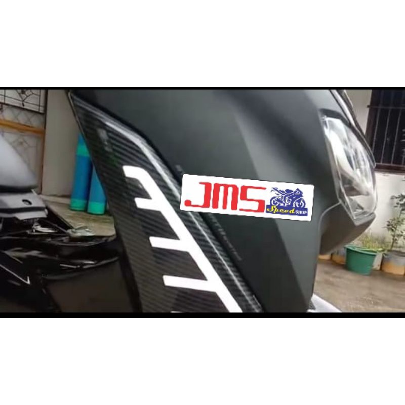 cover tutup carbon kunci kontak/dashboard plus sen atas yamaha nmax new zoro pnp