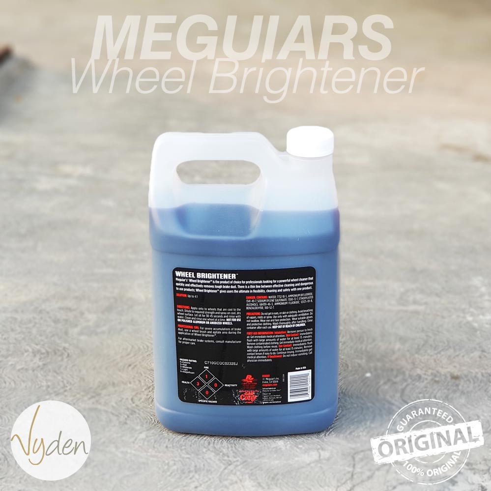 Meguiars D140 Wheel Brightener 250ml Spray Pembersih Pelek Mobil Motor MURAH