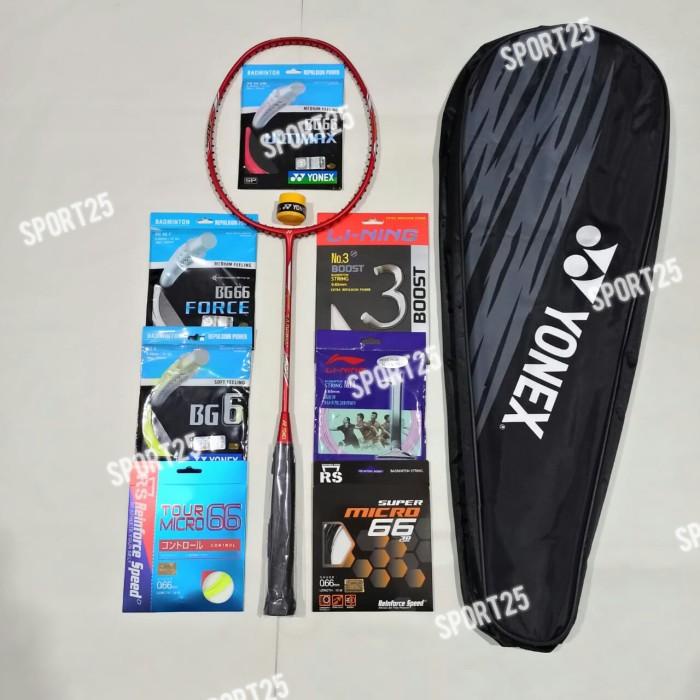 Raket | Raket Badminton Yonex Arcsaber 71 Light Original Bonus Set Komplit