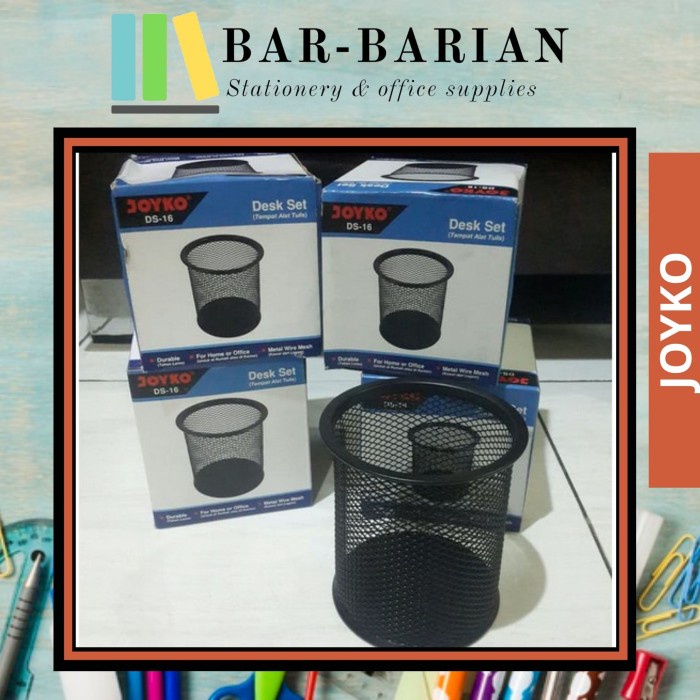 

Cantik Desk Set Joyko Ds 16 / Tempat Alat Tulis Pena Pensil Meja- Pen Holder Diskon