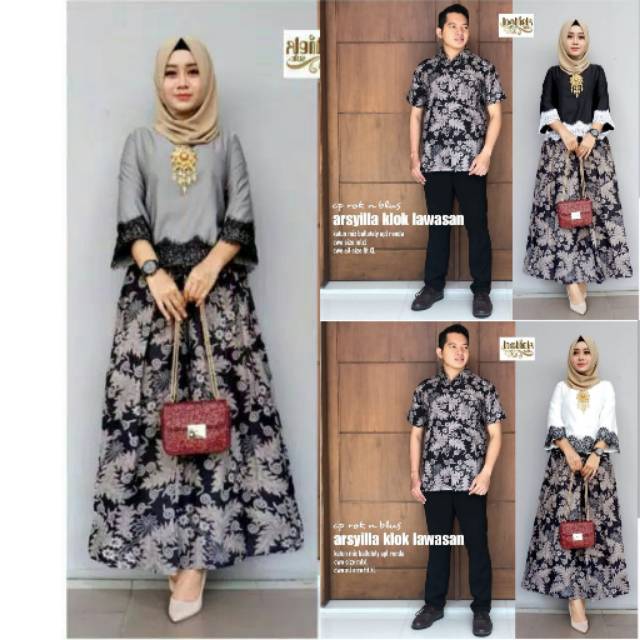 (ADA ANAKNYA) SUMBER URIP GROSIR JANAKA COUPLE BATIK SYAHRINI BARACK