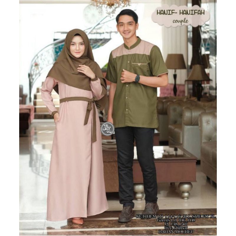 Couple batik gamis baloteli kemeja katun murah terlaris / Baju Batik Couple Keluarga Modern 2021