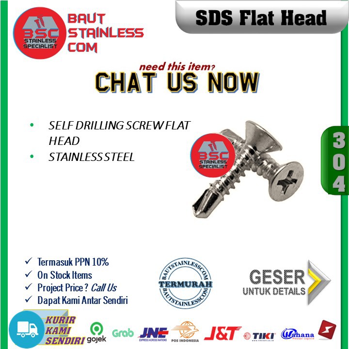 SDS FLAT HEAD SDS FH+ SS410